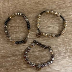 Set of 3 Erimish bracelets